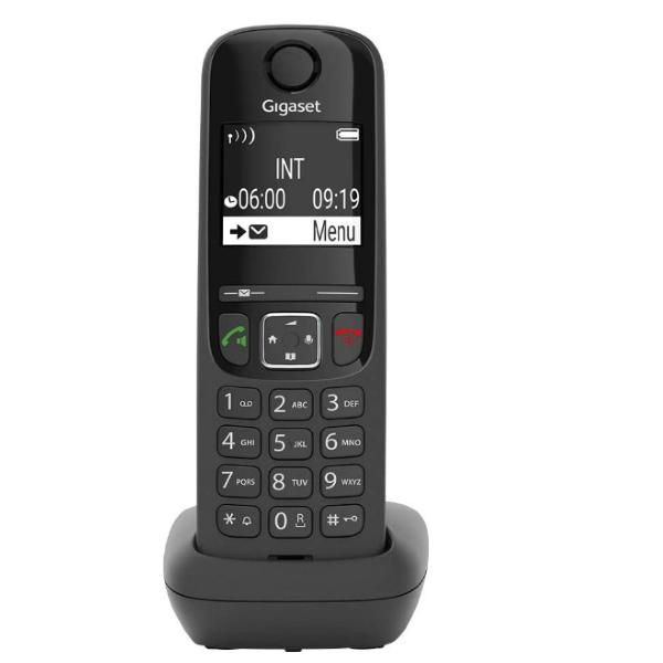 CORDLESS SIEMENS GIGASET AS690 BLACK